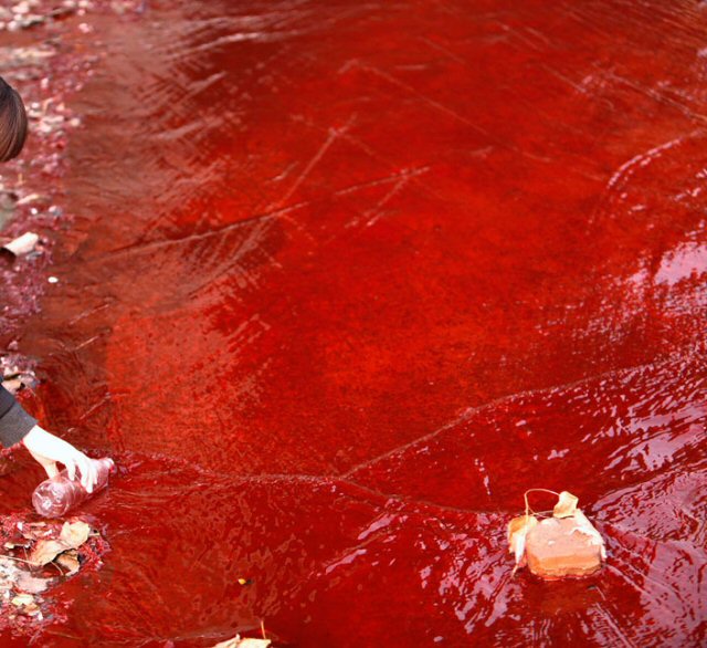 widespread, extreme pollution.