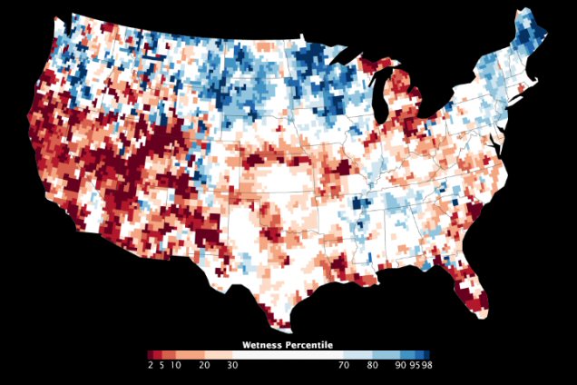 Aquifer Depletion Map